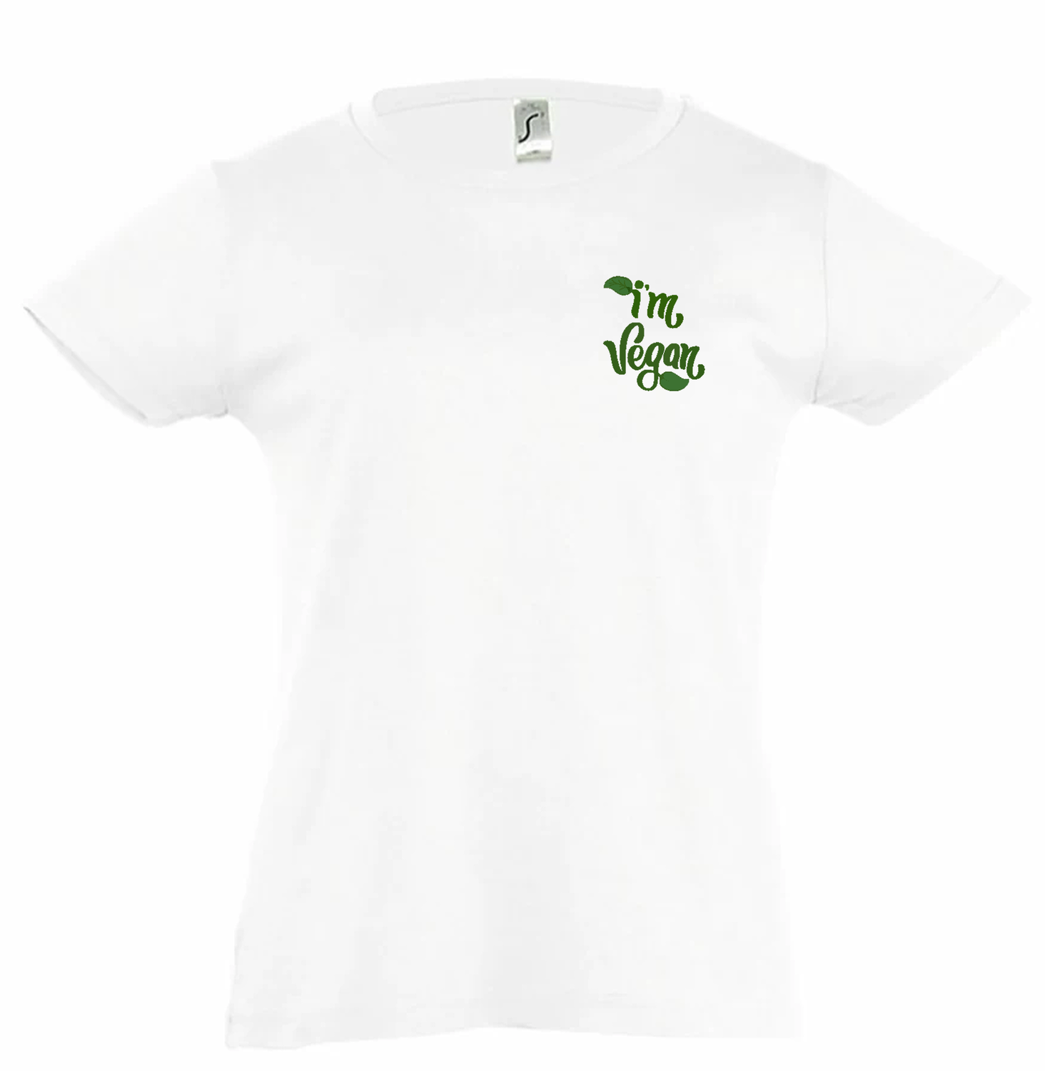 T-shirt kids meisjes unieke tekening Vegan