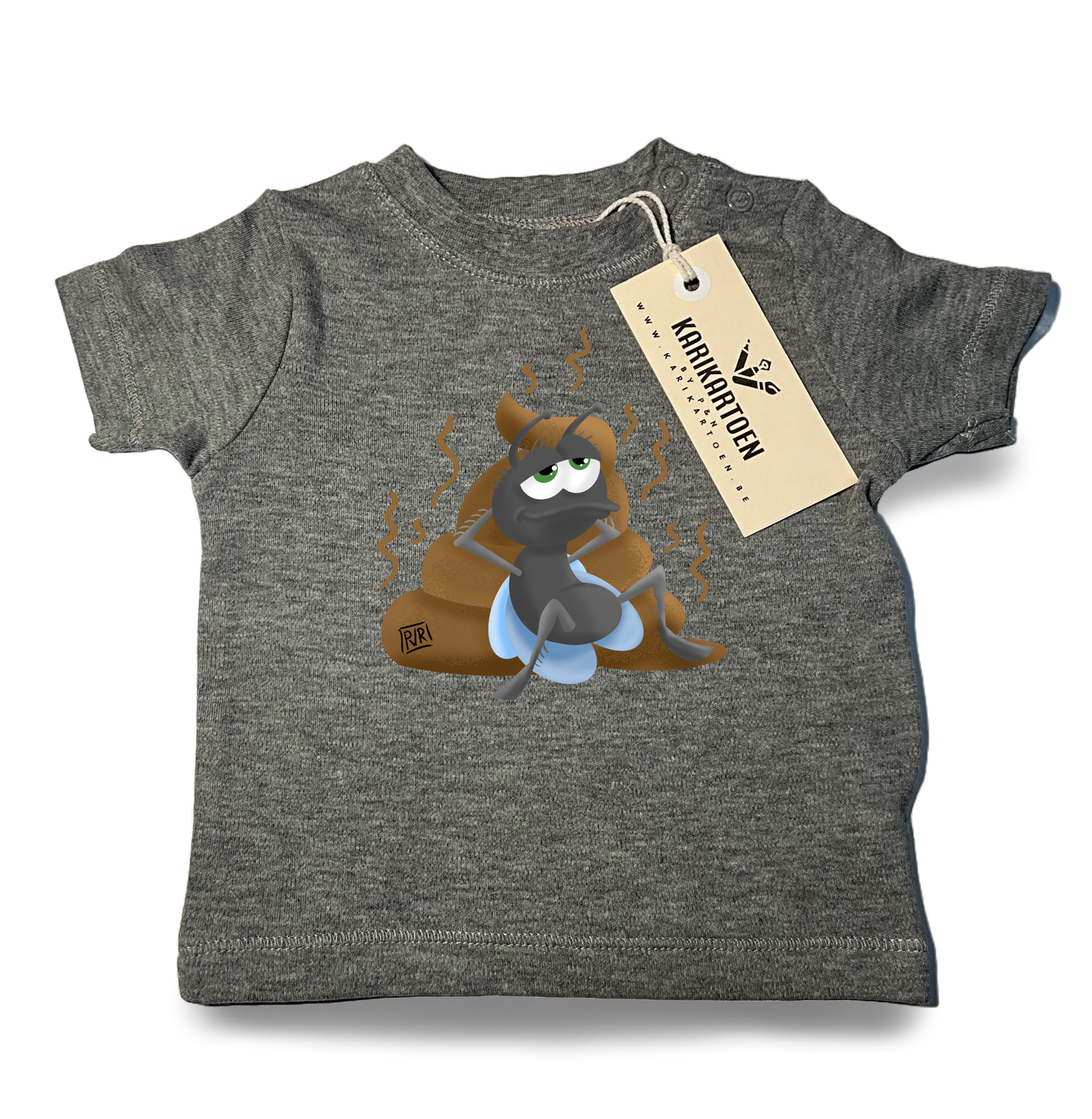 T-shirt unieke tekening (Baby 0-2 jaar) - Vlieg