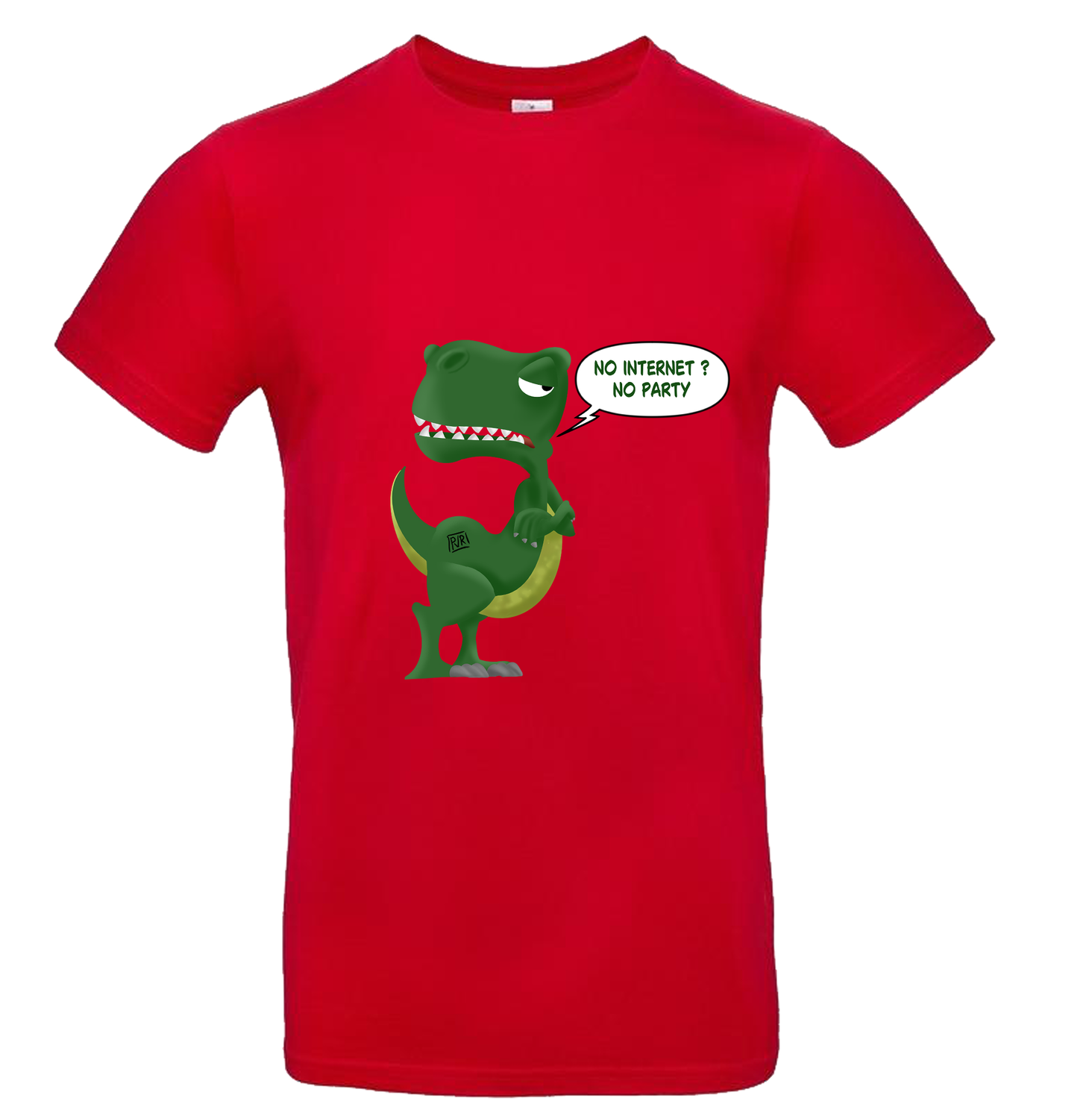 T-shirt met unieke tekening Dino