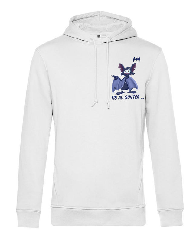 Hoodie met unieke tekening Vleermuis
