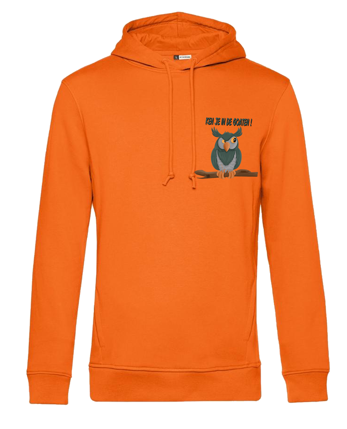 Hoodie met unieke tekening Uil