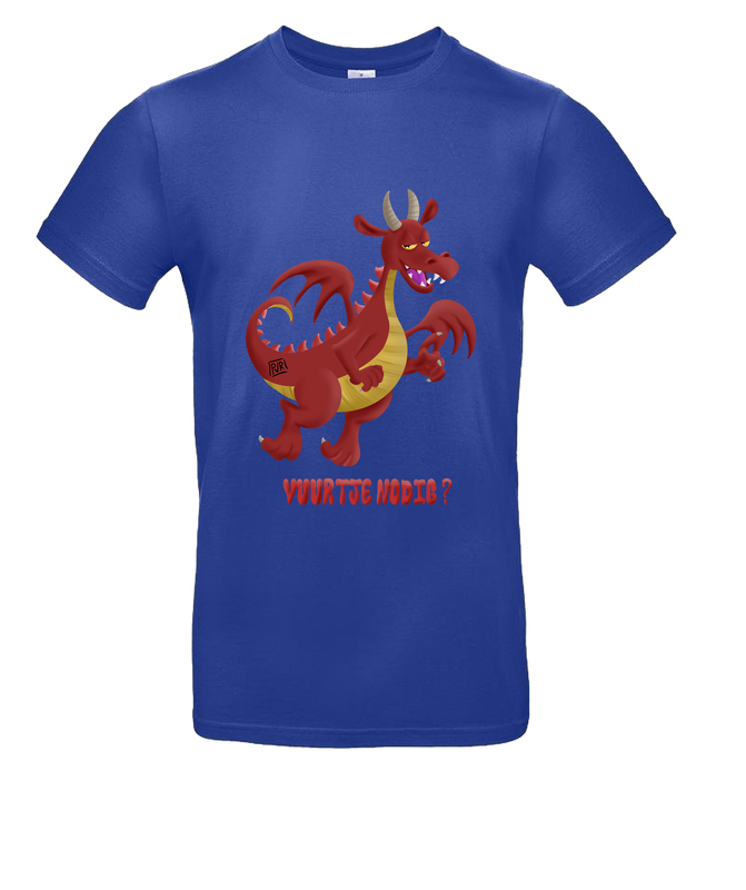 T-shirt met unieke tekening Draak