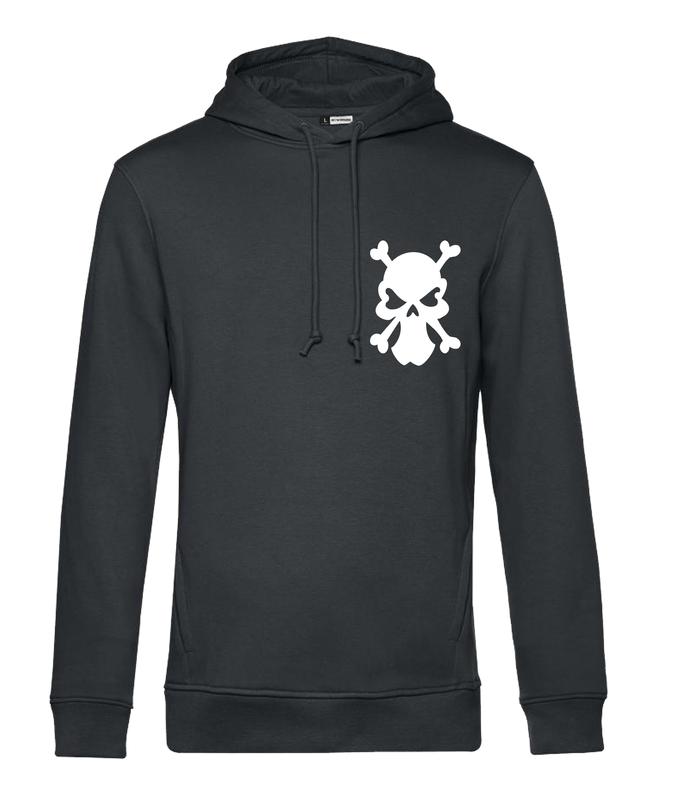 Hoodie Halloween met unieke tekening Skull
