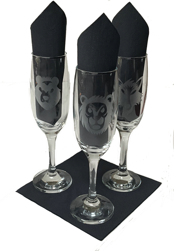champagne glazen