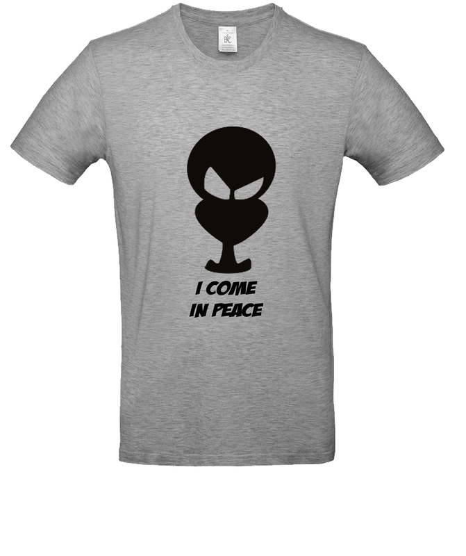T-shirt Alien silhouette groot logo