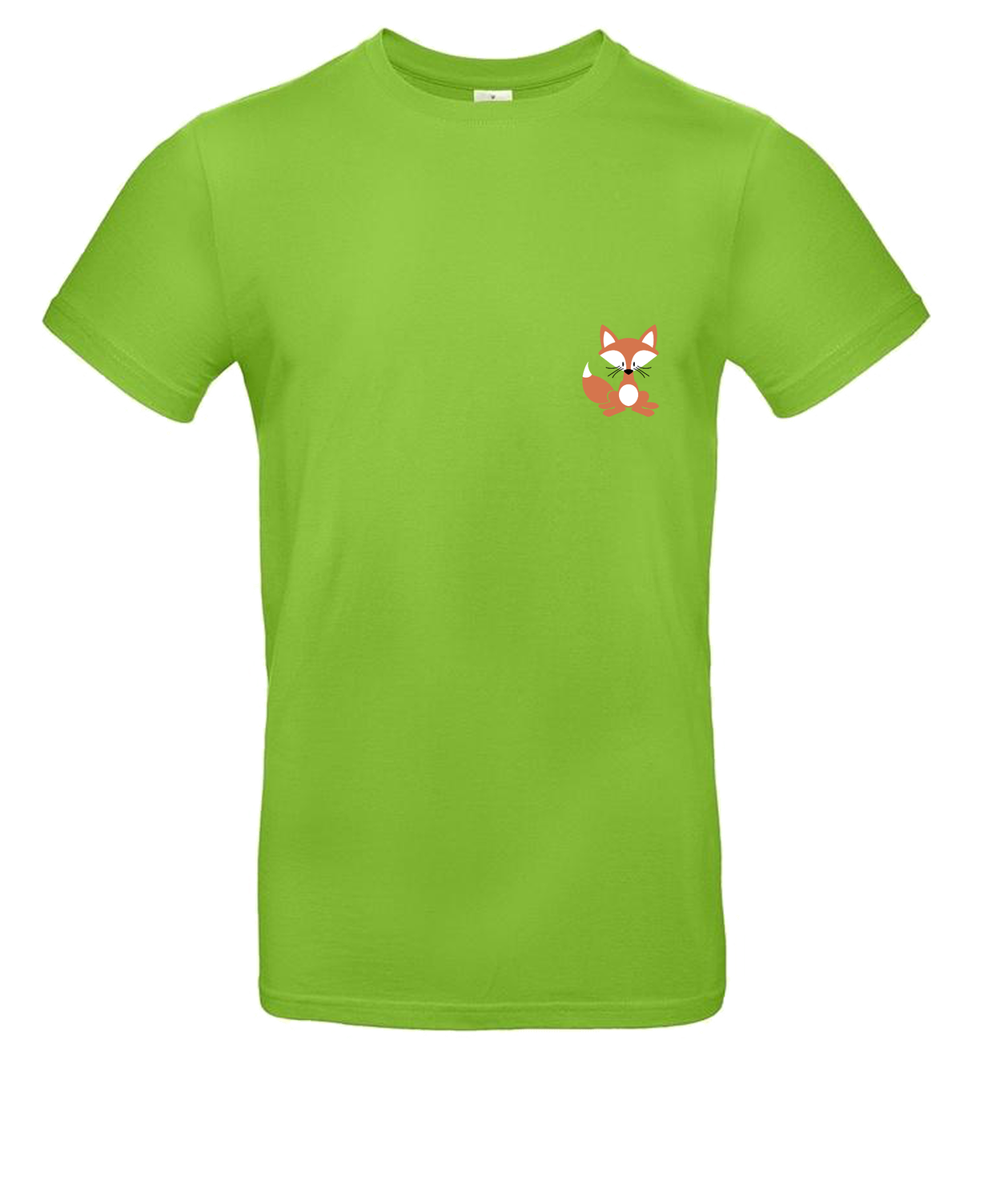T-shirt Vos logo, Kleur: Groen