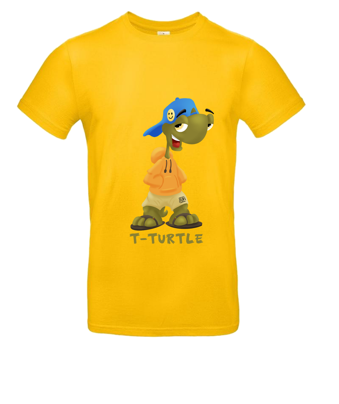 T-shirt met unieke tekening Schildpad