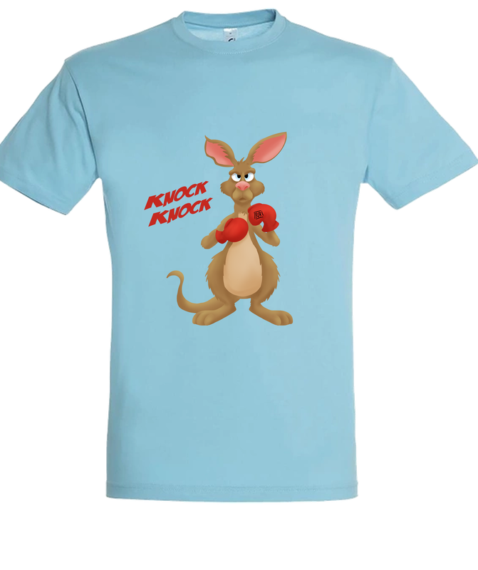T-shirt met unieke tekening &quot;Boks&quot; Kangoeroe