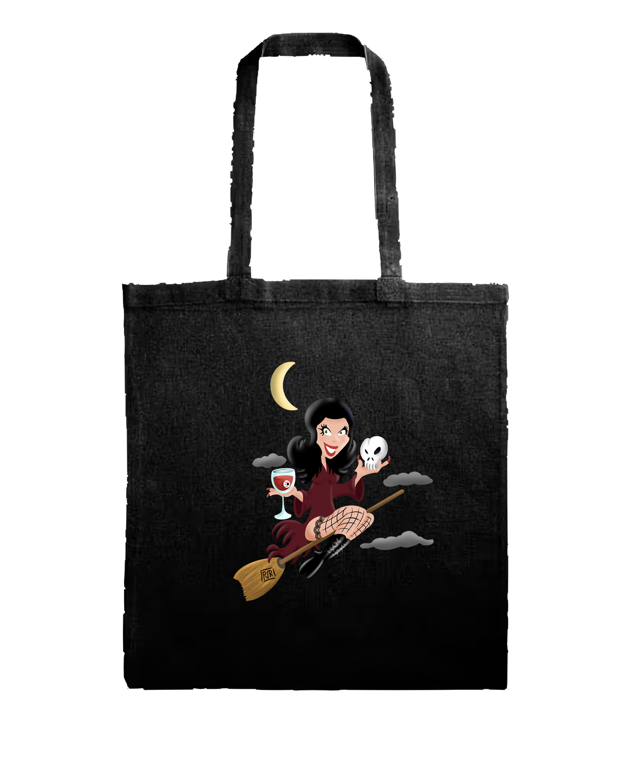 Totebag Zwart Halloween