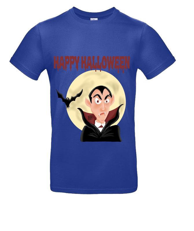 T-shirt met unieke tekening Vampier