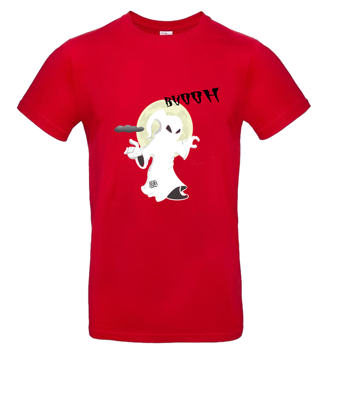 T-shirt met unieke tekening Spook