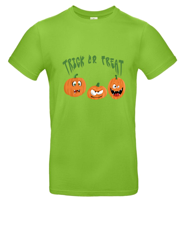 T-shirt met unieke tekening Pompoenen