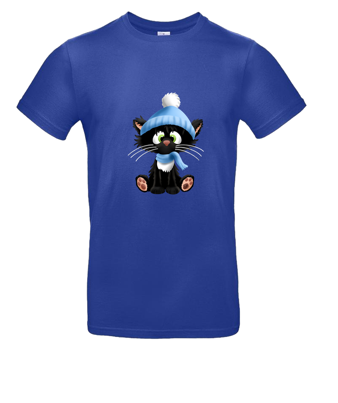 T-shirt met unieke tekening Kat