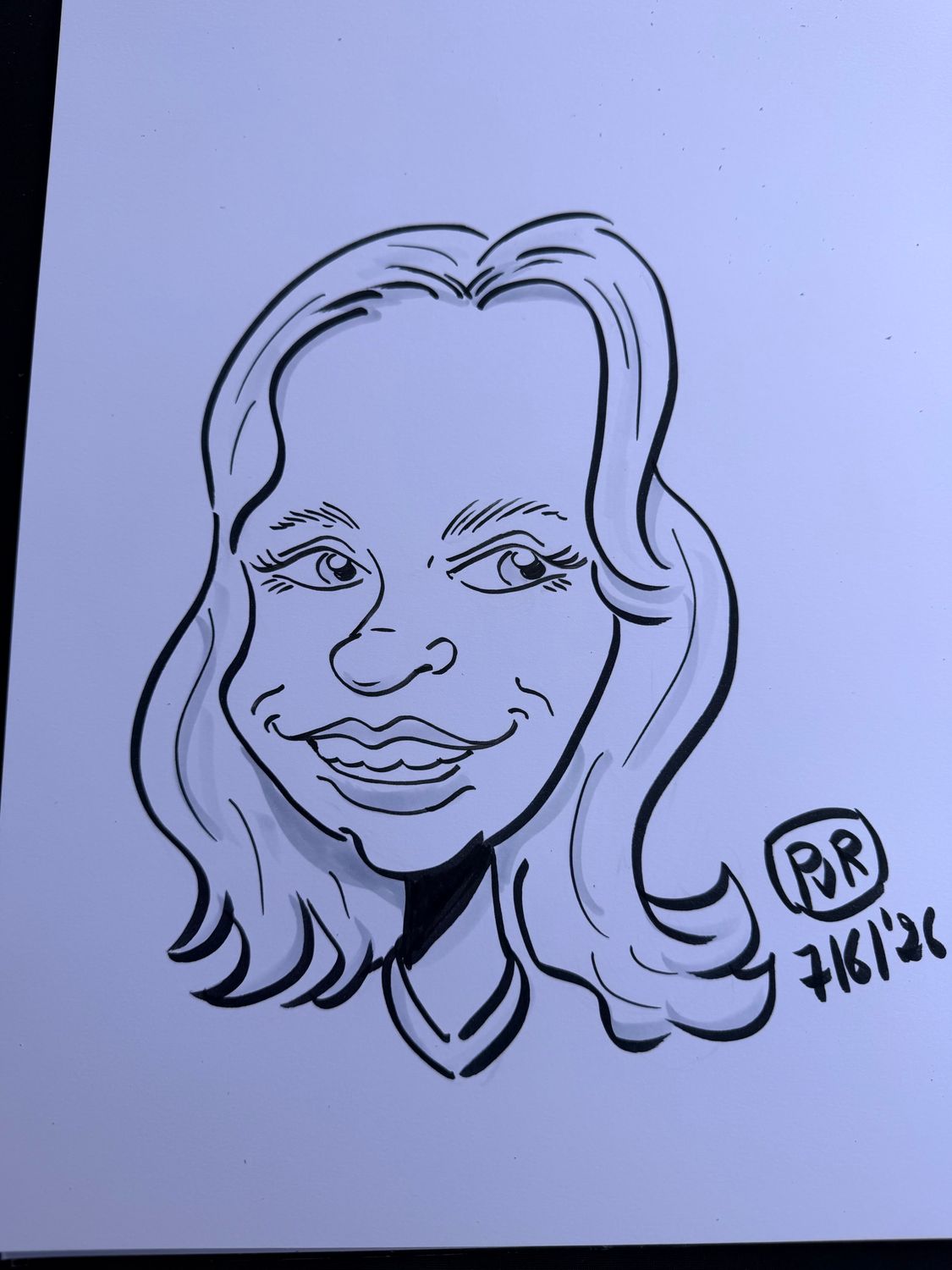 Karikatuur Zwart-Wit