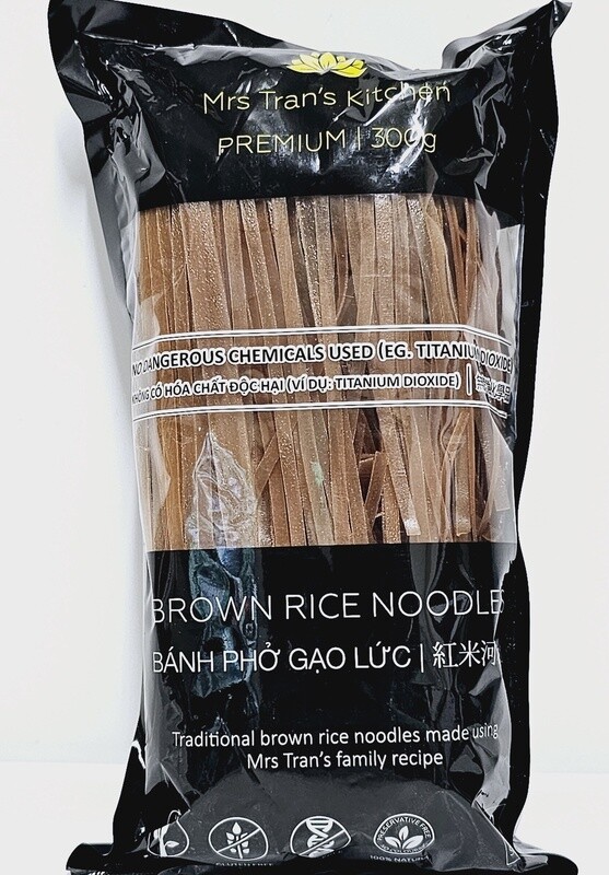 Mrs Tran&#39;s Brown Flat Rice Noodle 300g
