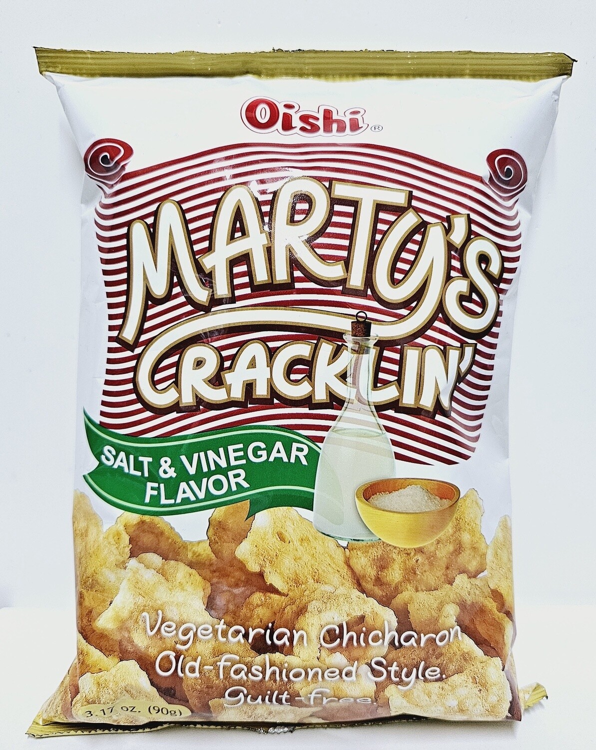 Martys Crackling Salt And Vinegar 90G Oishi