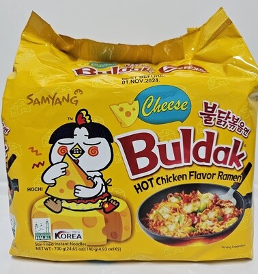 Samyang Hot Chicken cheese Noodle 5pk  Multi 140g