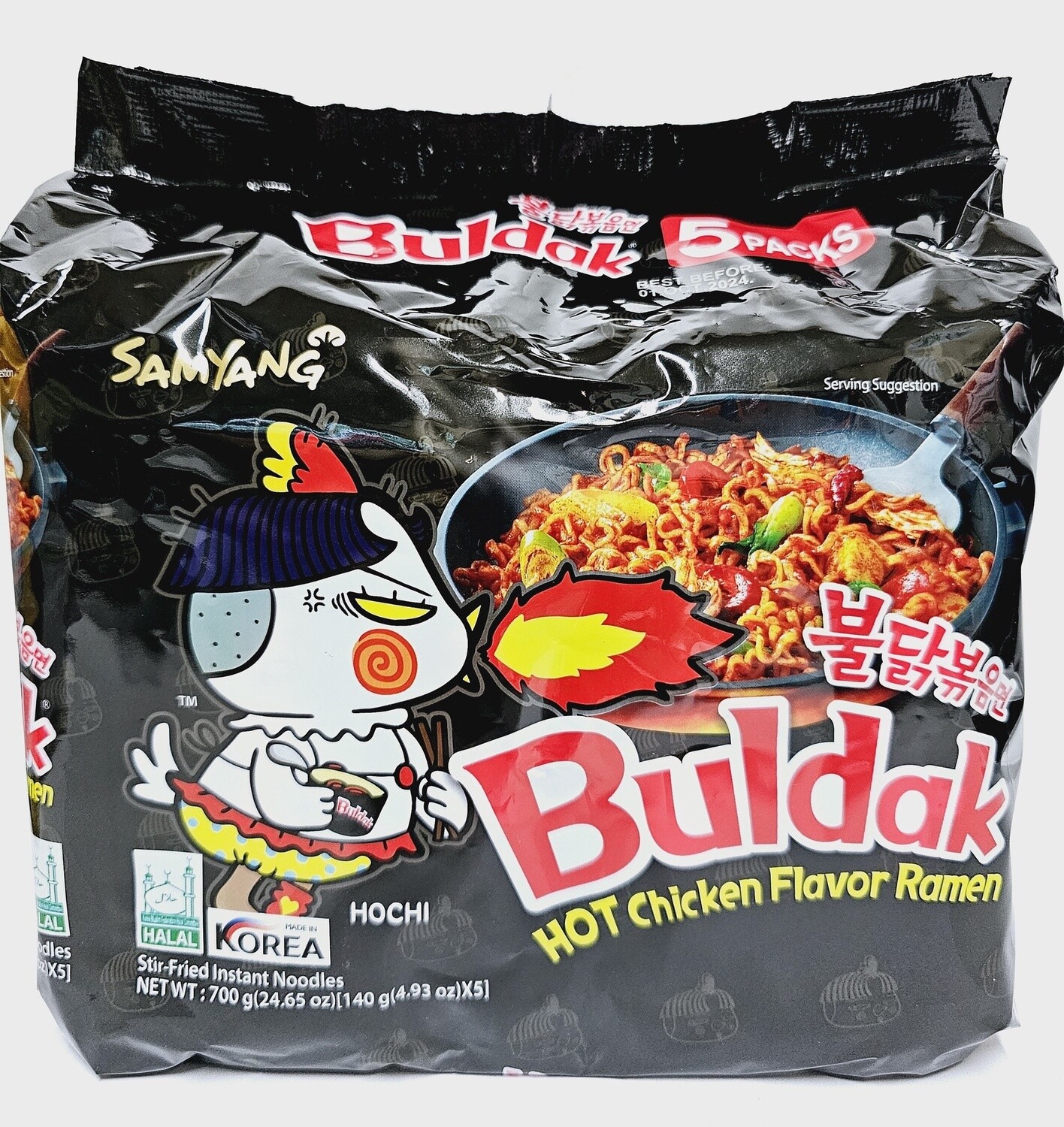 Buldak Noodle Multi 140g 5pk Multi SAMYANG