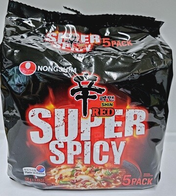 Shin Red Super Spicy 5pk