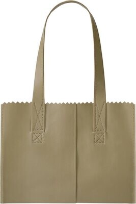 👜 MYOMY My Paper Bag Handbag Schoudertas – Beige Leer | Stoer & Duurzaam Design 🤎✨