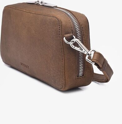MYOMY - BOXY Locker Mini Hunter Mid Brown