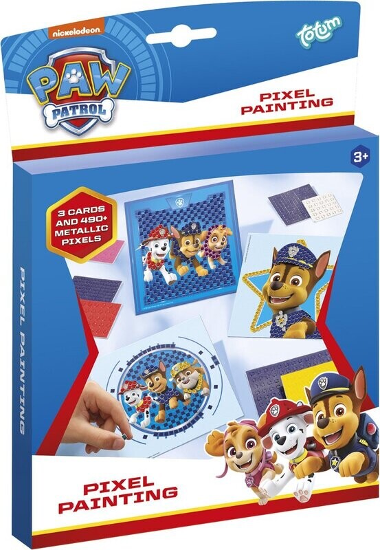 Paw patrol pixel painting painting