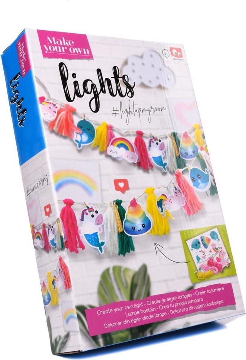💡🎨 Decor Light Make Your Own LED Lamp – Age 3+