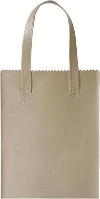 👜 MYOMY My Paper Bag Long Handle Zip Shoulder Bag – Beige Leather 🤎✨