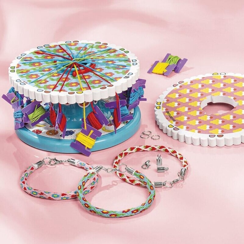 🎀 Totum Creatief Knutselkoffer Armbandjes Weven &amp; Vlechten ✨