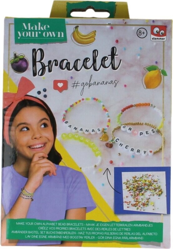 Slammer Make your own alphabet bead bracelet