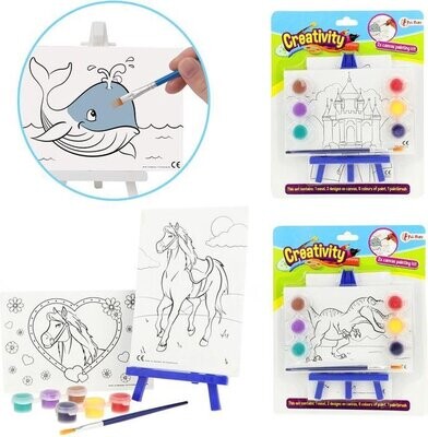 2 x canvas painting kit