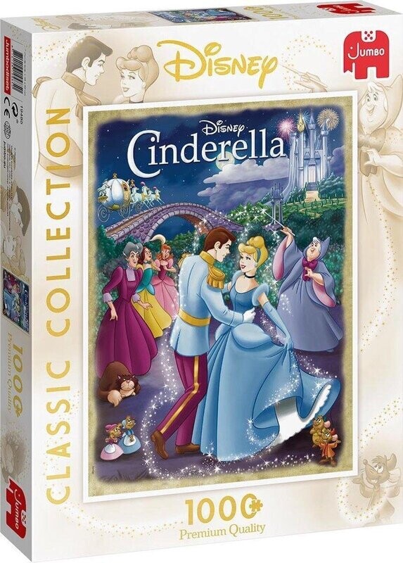 🧩 Jumbo Puzzel Disney Assepoester – 1000 Stukjes | Magische Poster-Poster ✨