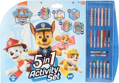 Paw Patrol - Hobbypakket - 5-in-1 Kleurset - 113 delig - 52x38 cm