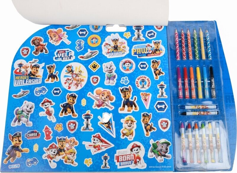 🐾 Paw Patrol 5-in-1 Kleurset – 113-delig Hobbypakket | 52 x 38 cm ✨