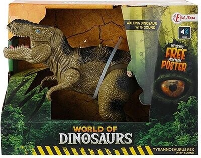 🦖 Walking T-Rex with Sounds – World of Dinosaurs ✨