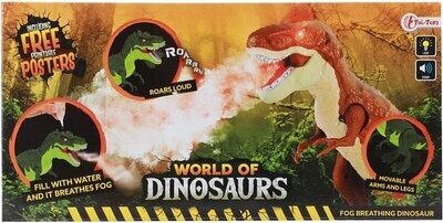 Toi Toys Mistspuwende lopende dinosaurus (1 stuk) assorti