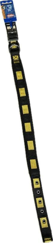 Halsband hond 25mm x 60cm Geel