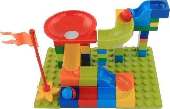 Marble run building blocks 58 pcs