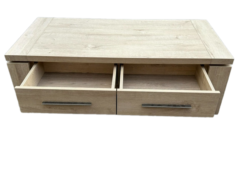 🪵Royale Houten Salontafel met 2 Lades