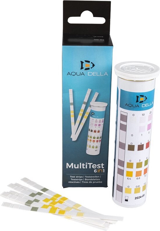 Aqua Della WaterTestStrips 6 in 1 - Aquariummeter - 50st