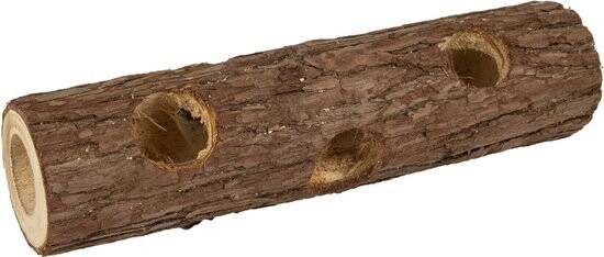 🐹 Flamingo Ella Rodent Tunnel Wood – M (30 cm × Ø 4 cm) ✨
