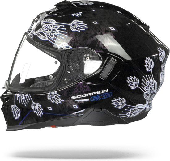 🏍️ Scorpion EXO-520 Air Tina – Zwart Chameleon
