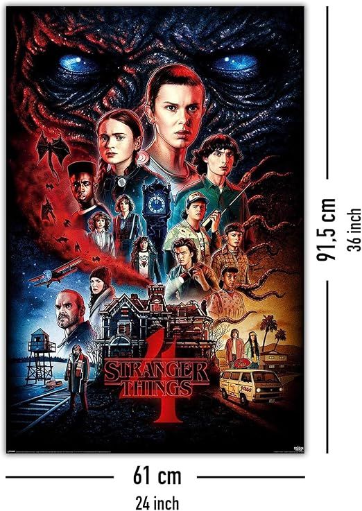 🖼️ Poster Stranger Things Vecna – 61 x 91.5 cm