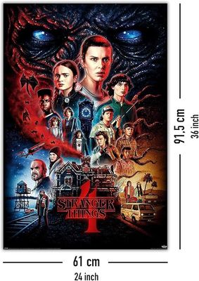 🖼️ Poster Stranger Things Vecna – 61 x 91.5 cm