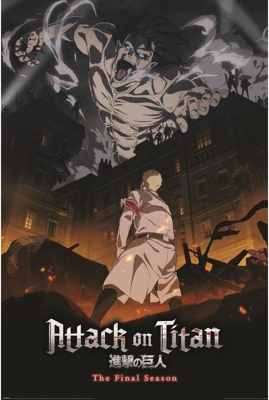 🖼️ Attack on Titan poster – Season 4 “Eren Onslaught” (61 × 91.5 cm)