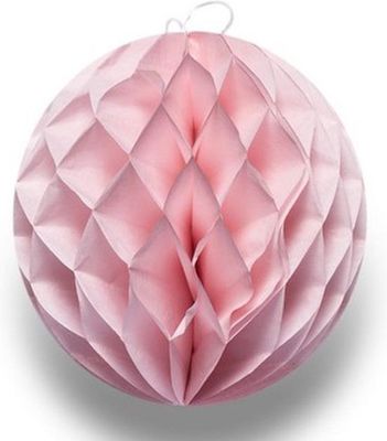 Party stars Honeycom pom pom roze diam 25 cm 2 stuks