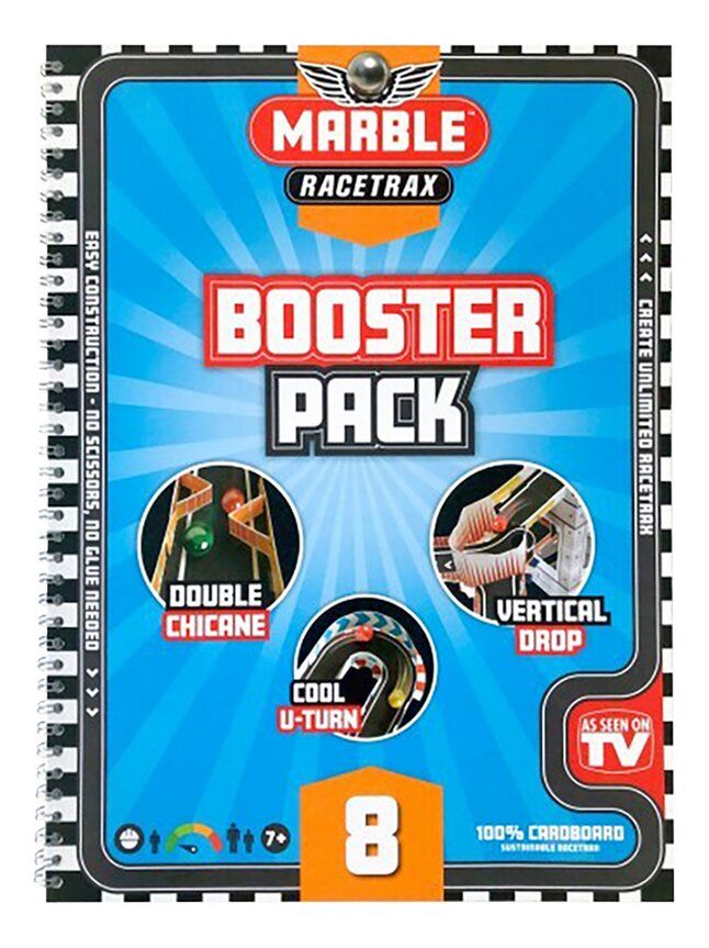 Marble Racetrax - Knikkerbaan - Booster Pack - Uitbreidingspakket - 16 Sheets