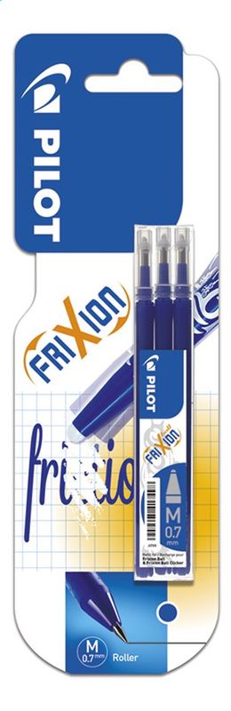 Pilot frixion gel pen refill medium 0,7 mm blauw