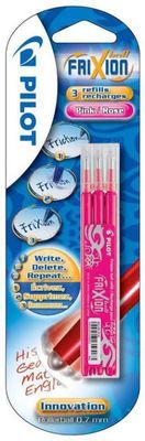 Pilot navullingen roller pen gel 3 stuks roze