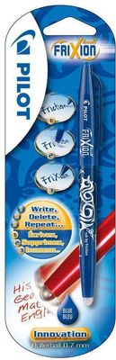 ✍️ Pilot FriXion Ball Erasable Gel Pen – Blue ✨